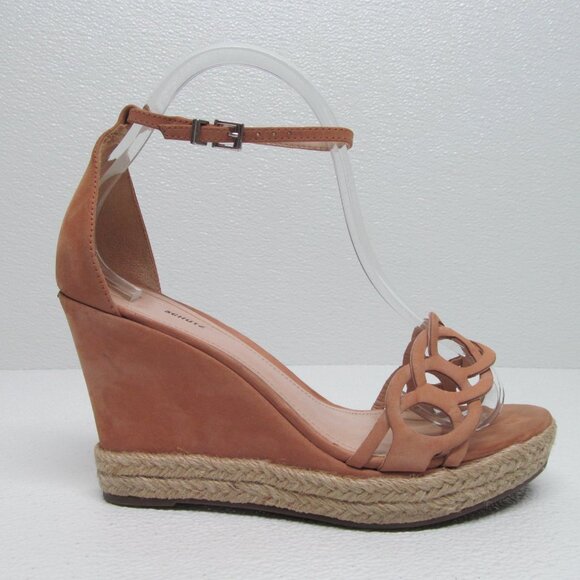 Schutz Women's Leather Wedge Sandals size 8 - Picture 6 of 9